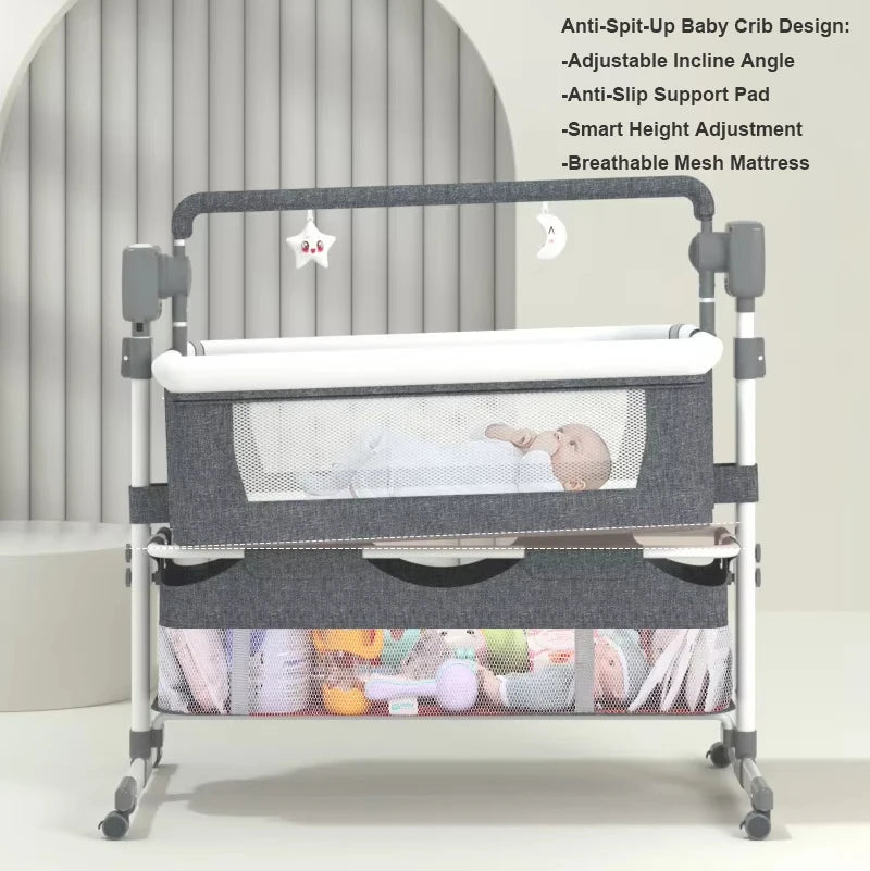 Berceau électrique automatique bébé - couffin oscillant Bluetooth musique télécommande