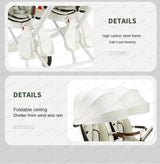 Poussette double légère pliable multifonctionnelle pour jumeaux