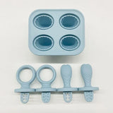 5 anneaux dentition bébé silicone BPA free - porte-aliments fruits légumes forme lapin anti-chute
