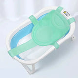Oreiller baignoire nouveau-né antidérapant - coussin soutien corps bébé siège bain pliable tapis