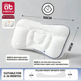 Oreiller orthopédique bébé Mybooni — Anti-tête plate, ergonomique, pour nouveau-né