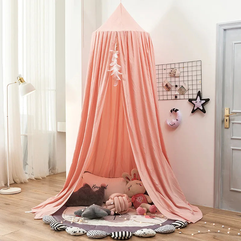 Moustiquaire lit bébé princesse baldaquin - rideau ciel de lit décoratif fille