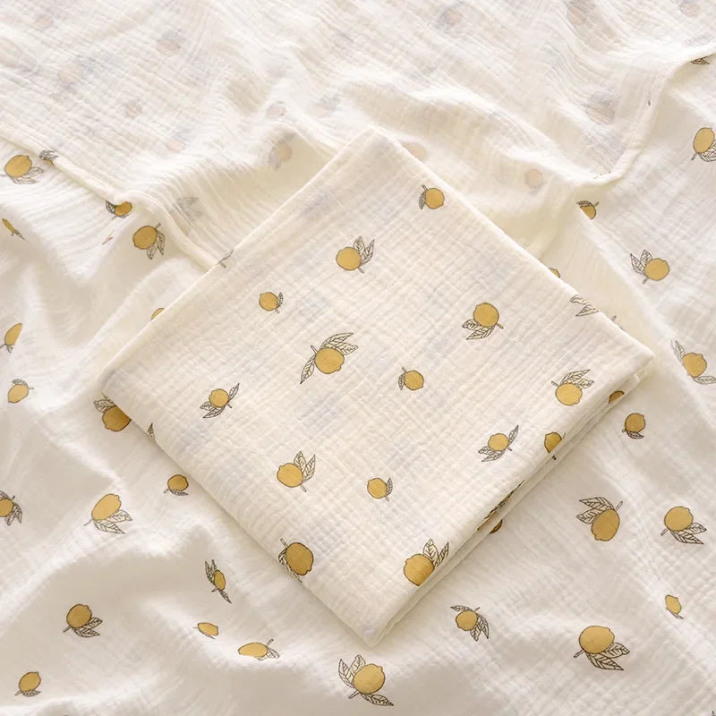 Couverture mousseline coton été pour nouveau-né