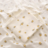 Couverture mousseline coton été pour nouveau-né