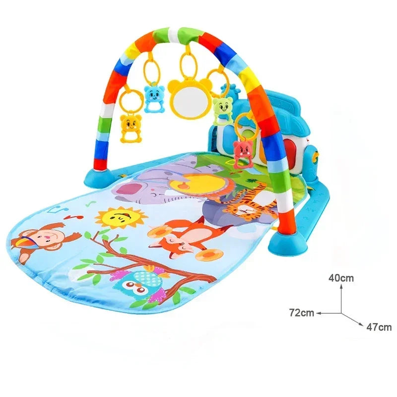 Tapis de jeu bébé avec clavier piano - gym rampant activité musicale éveil nourrisson