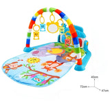 Tapis d'éveil musical piano Mybooni — Clavier gym rampant éducatif 0-36M
