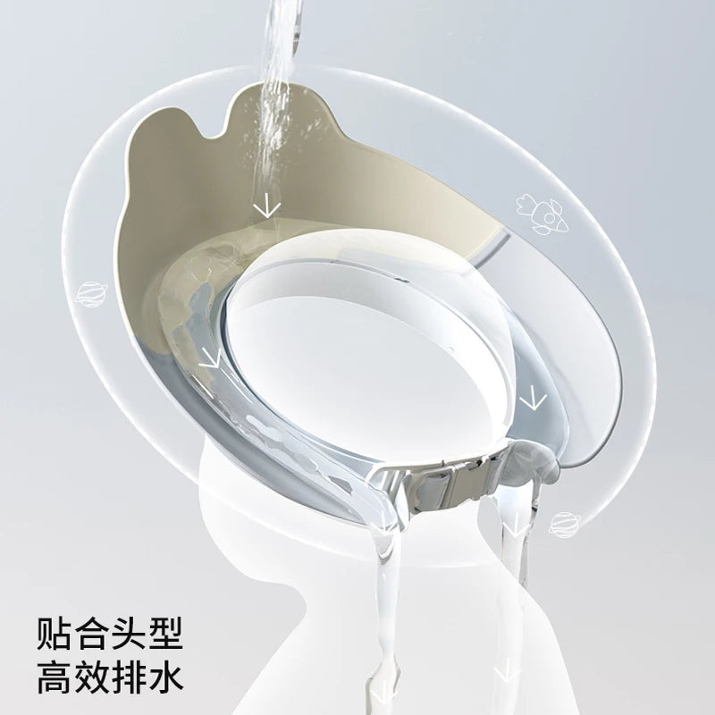 Bonnet de douche enfant imperméable protection oreilles cartoon