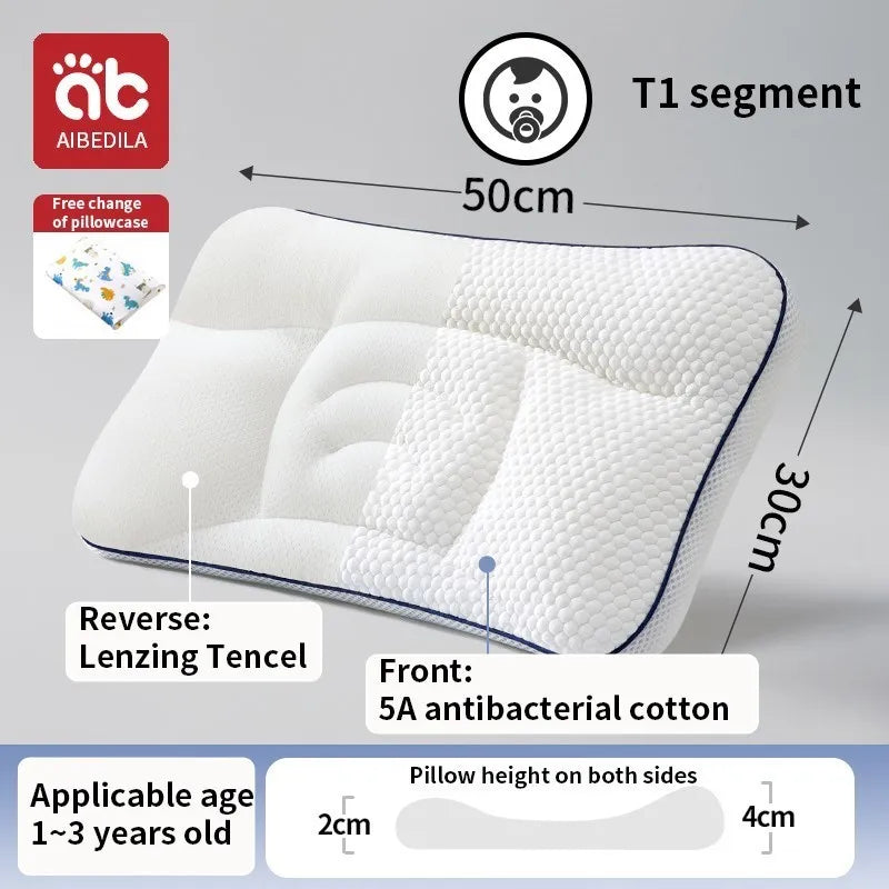 Oreiller orthopédique bébé Mybooni — Anti-tête plate, ergonomique, pour nouveau-né