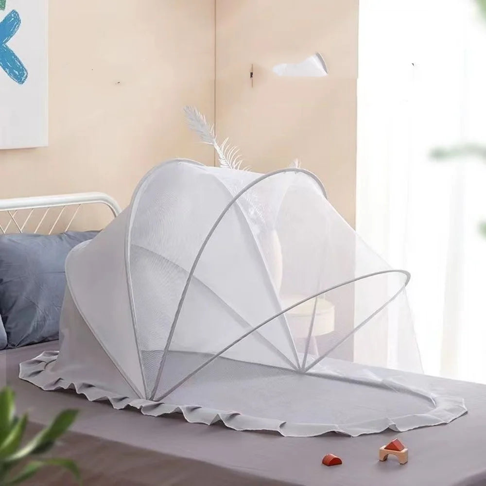 Moustiquaire lit pliable bébé - baldaquin yourte ombrage protection insectes