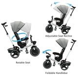 Poussette bébé avec accessoires inclus | Bouni