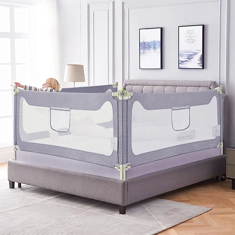 Barrière de sécurité lit bébé portable - garde-corps de voyage 150-200cm