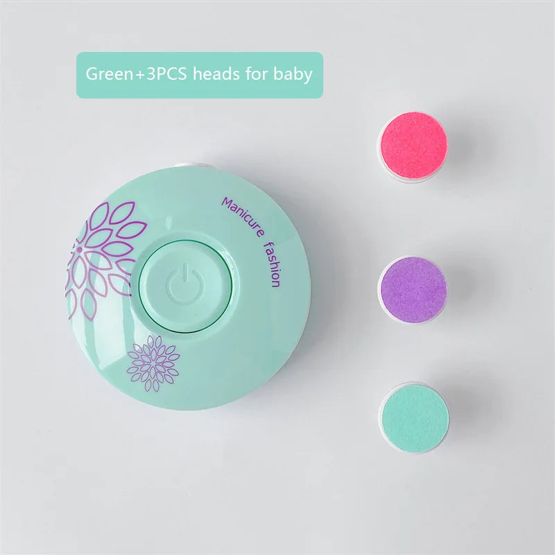 Lime à ongles électrique bébé Mybooni — Set manucure cartoon nourrisson et adulte