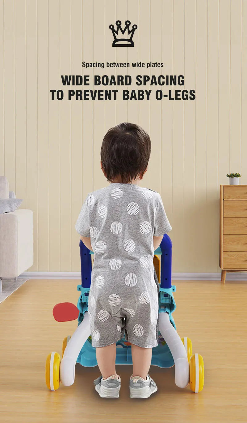 Trotteur bébé musical avec lumières pour 0-12 mois