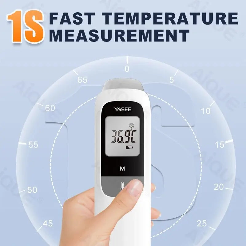 Thermomètre infrarouge sans contact — utilisation sur enfant et adulte °C °F commutable