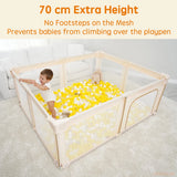 Parc bébé pliant PANGDUBE grande taille - aire de jeu portable sécurisée bébé enfant