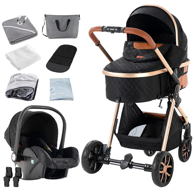 Système voyage 3-en-1 Mybooni — Siège auto harnais sécurité nouveau-né