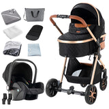 Système voyage 3-en-1 Mybooni — Siège auto harnais sécurité nouveau-né