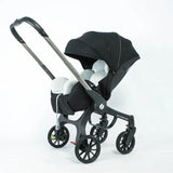 Poussette 4-en-1 multifonctionnelle pliable avec siège auto bébé EU Stock