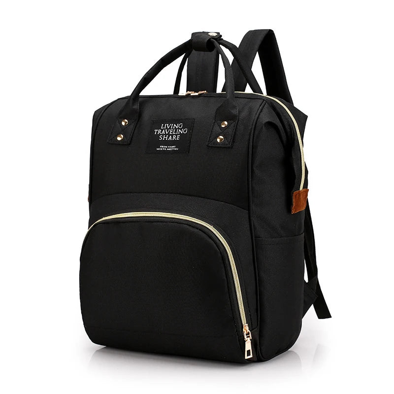 Grand sac maman toile Mybooni — Isotherme multifonction rangement bébé
