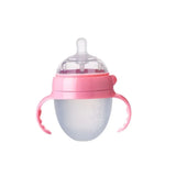 Biberon silicone nano avec poignée anti-étouffement pour sevrage bébé