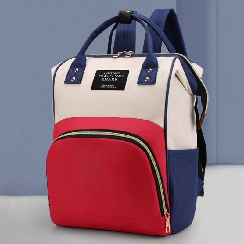 Sac maman toile grande capacité isotherme multifonction