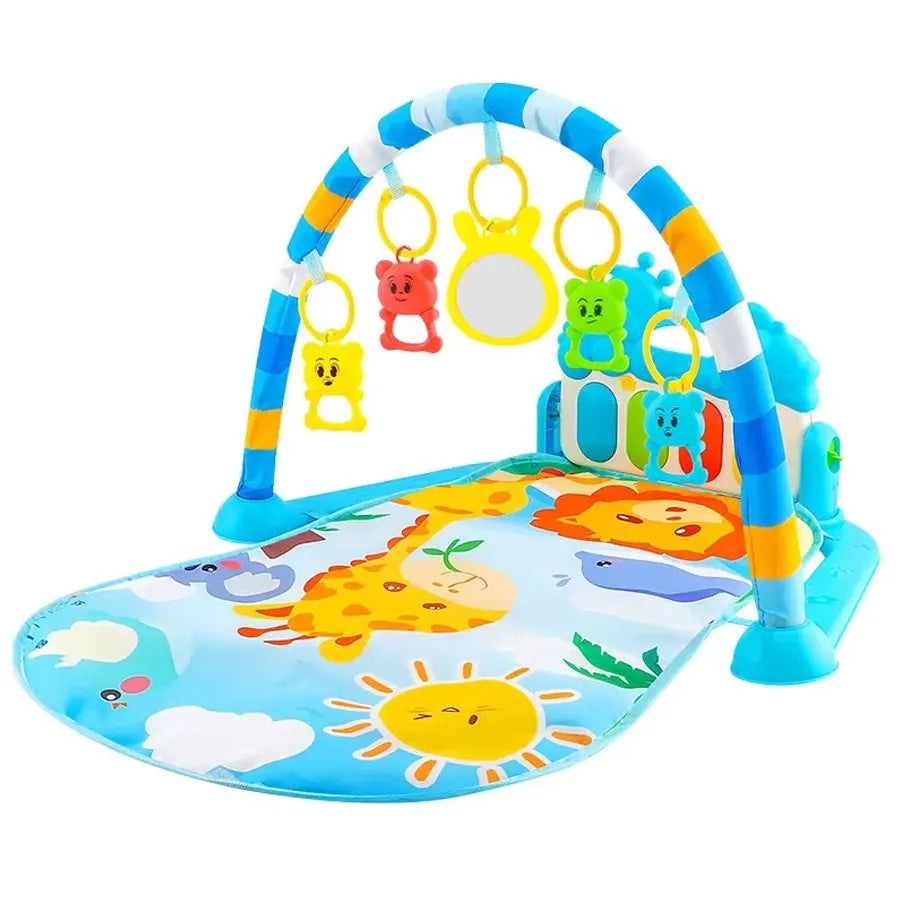 Tapis d'éveil musical piano Mybooni — Clavier gym rampant éducatif 0-36M