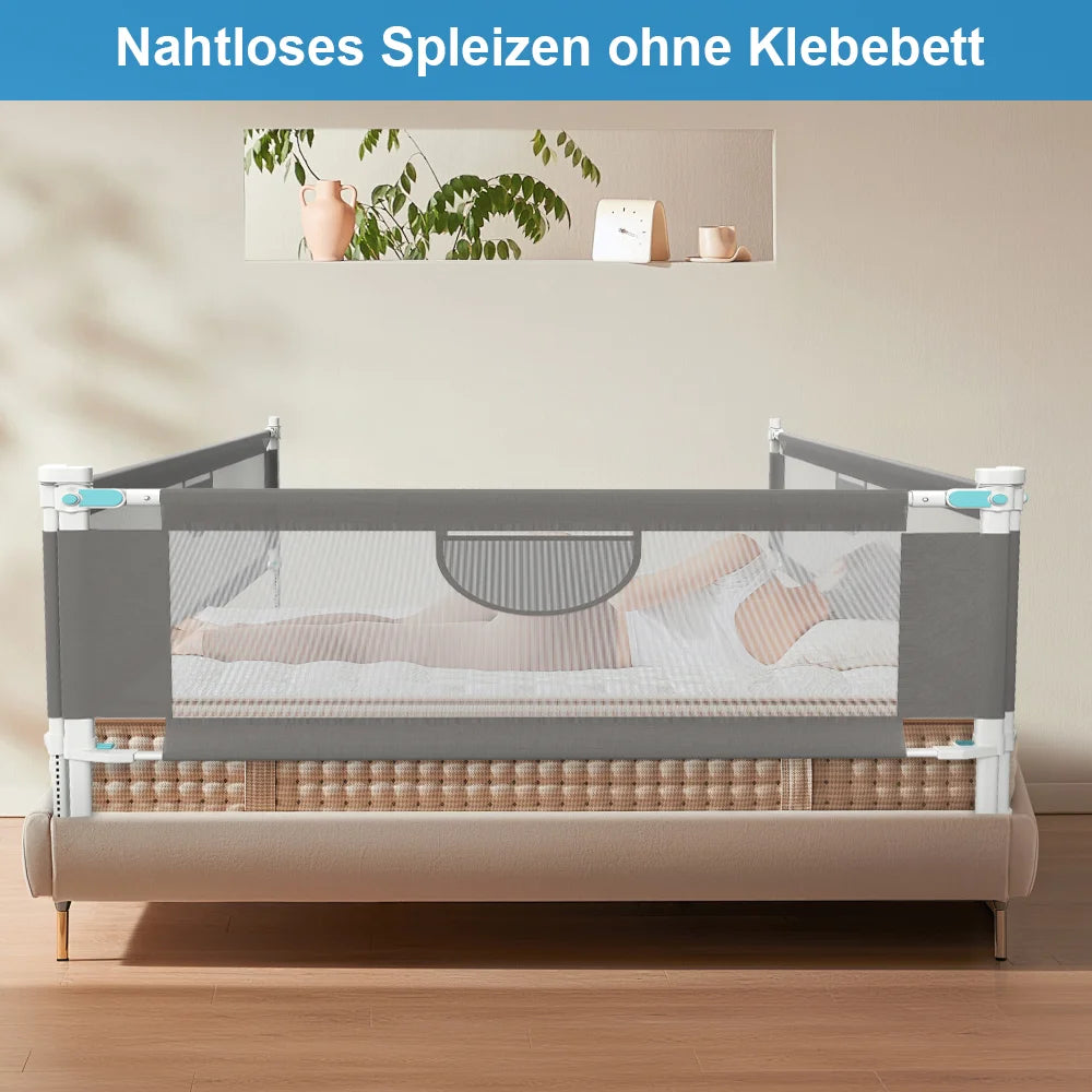 Barrière lit bébé 150/180/200cm - rambarde protection enfant sécurité rail anti-chute lit