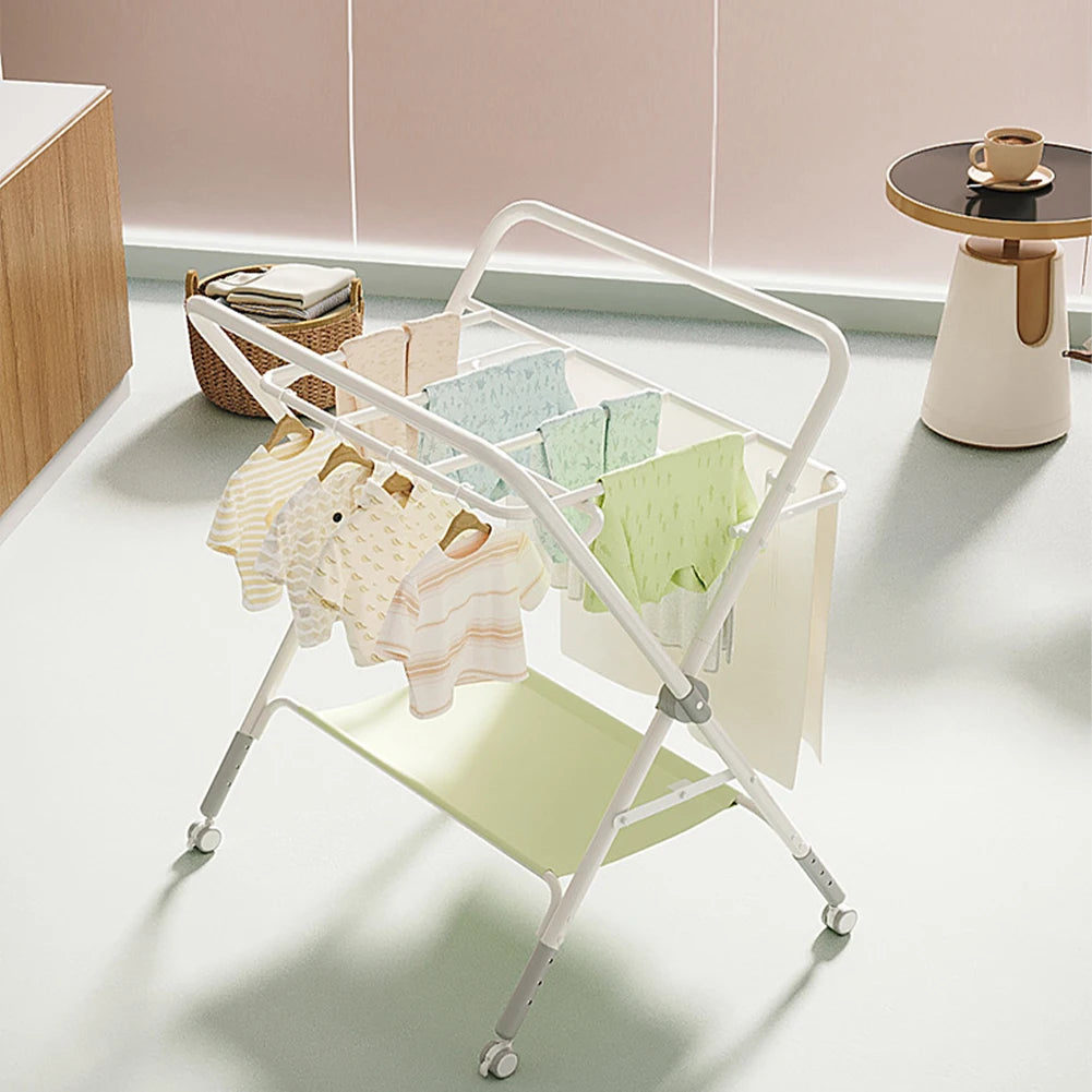 Table à langer pliable avec rangement Mybooni — Station à couches nouveau-né