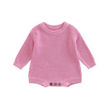 Barboteuse tricot bébé Mybooni | Pull manches longues — Garçon & Fille 0-2 ans