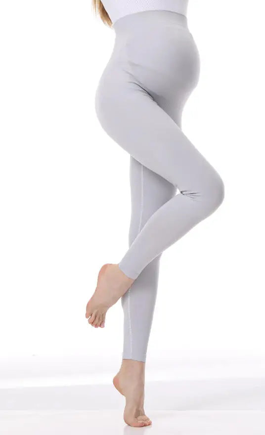 Legging maternité taille haute soutien ventre gainant grossesse