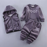 Ensemble sweat à capuche + pantalon bébé garçon/fille - tenue chaude automne-hiver nouveau-né