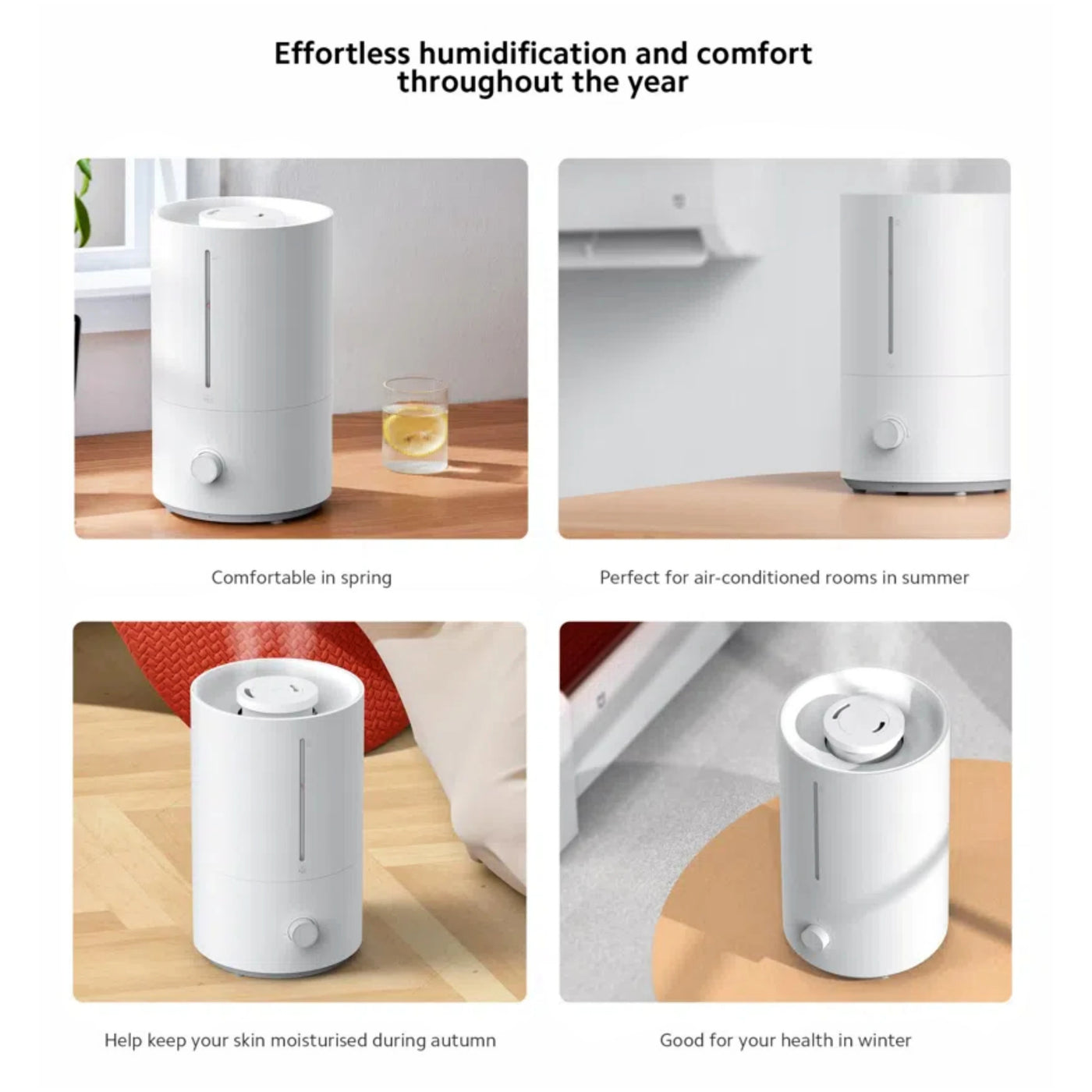 Humidificateur 4L Mybooni — 300 ml/h efficacité antibactérienne 99,9%