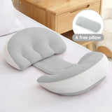 Coussin grossesse Gris en situation d'utilisation