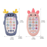 Téléphone jouet bébé bilingue avec anneau dentition et musique - jouet éducatif électronique enfant