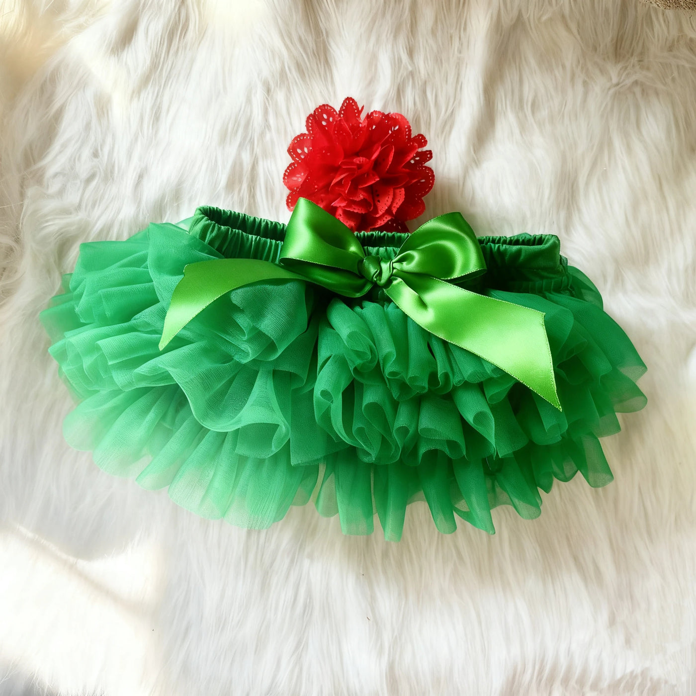 Tutu bloomer bébé fille Mybooni — Jupe arc-en-ciel avec bandeau 2 pièces