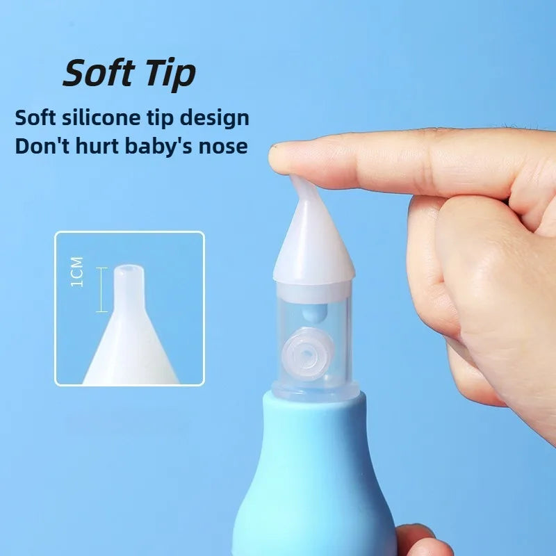 Mouche-bébé silicone Mybooni — Aspirateur nasal pompe succion nez nourrisson