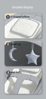 Balancelle bébé électrique automatique - chaise oscillante 5 points avec télécommande