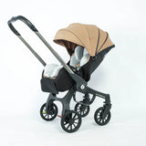 Poussette 4-en-1 multifonctionnelle pliable avec siège auto bébé EU Stock