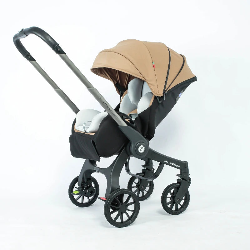 Poussette 4-en-1 pliable Bouni — Siège auto intégré