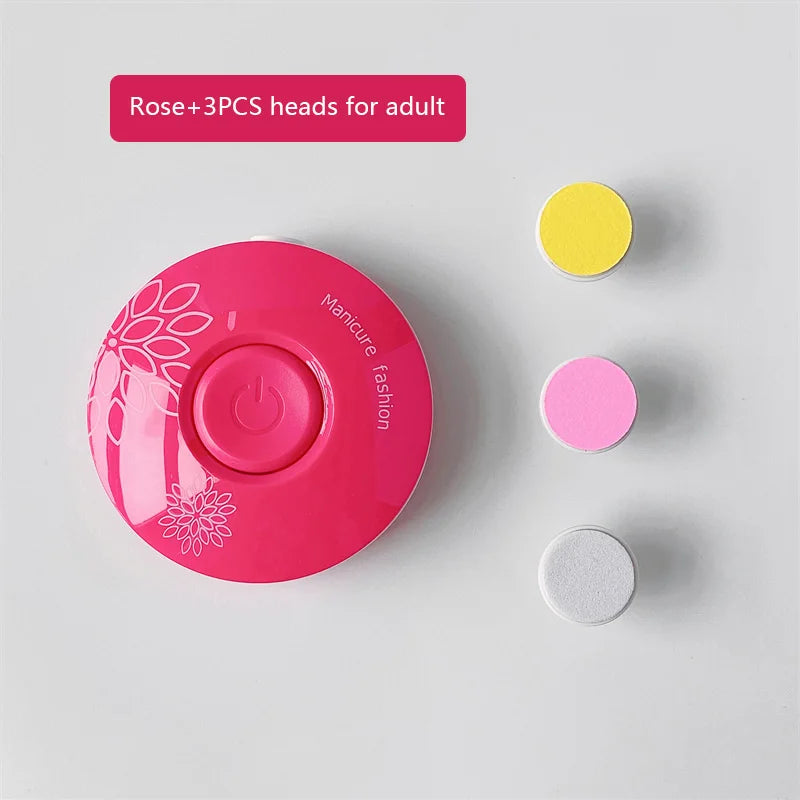 Lime à ongles électrique bébé Mybooni — Set manucure cartoon nourrisson et adulte