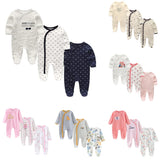 Lot 3 grenouillères bébé unisexe Mybooni — Manches longues coton