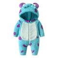 Combinaison polaire hiver bébé capuche corne — Bouni