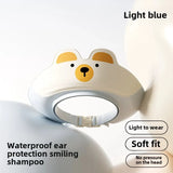 Bonnet de douche enfant imperméable protection oreilles cartoon