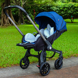 Poussette 4-en-1 pliable Bouni — Siège auto intégré