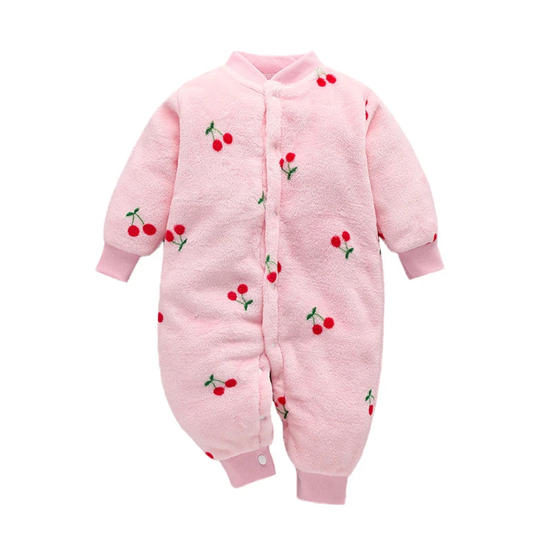 Body bébé flanelle doux printemps hiver - grenouillère fille garçon 0-18 mois