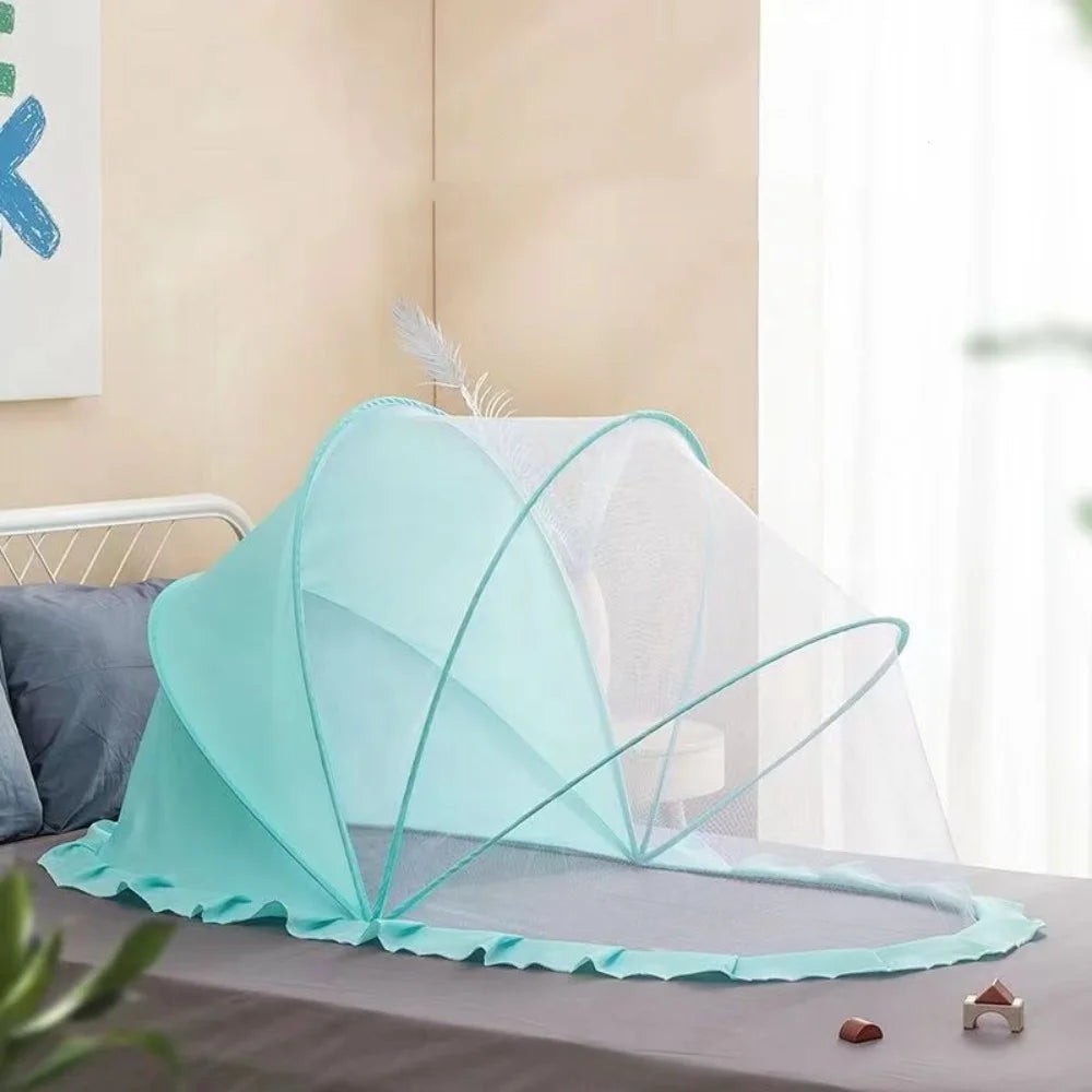 Moustiquaire lit pliable bébé - baldaquin yourte ombrage protection insectes