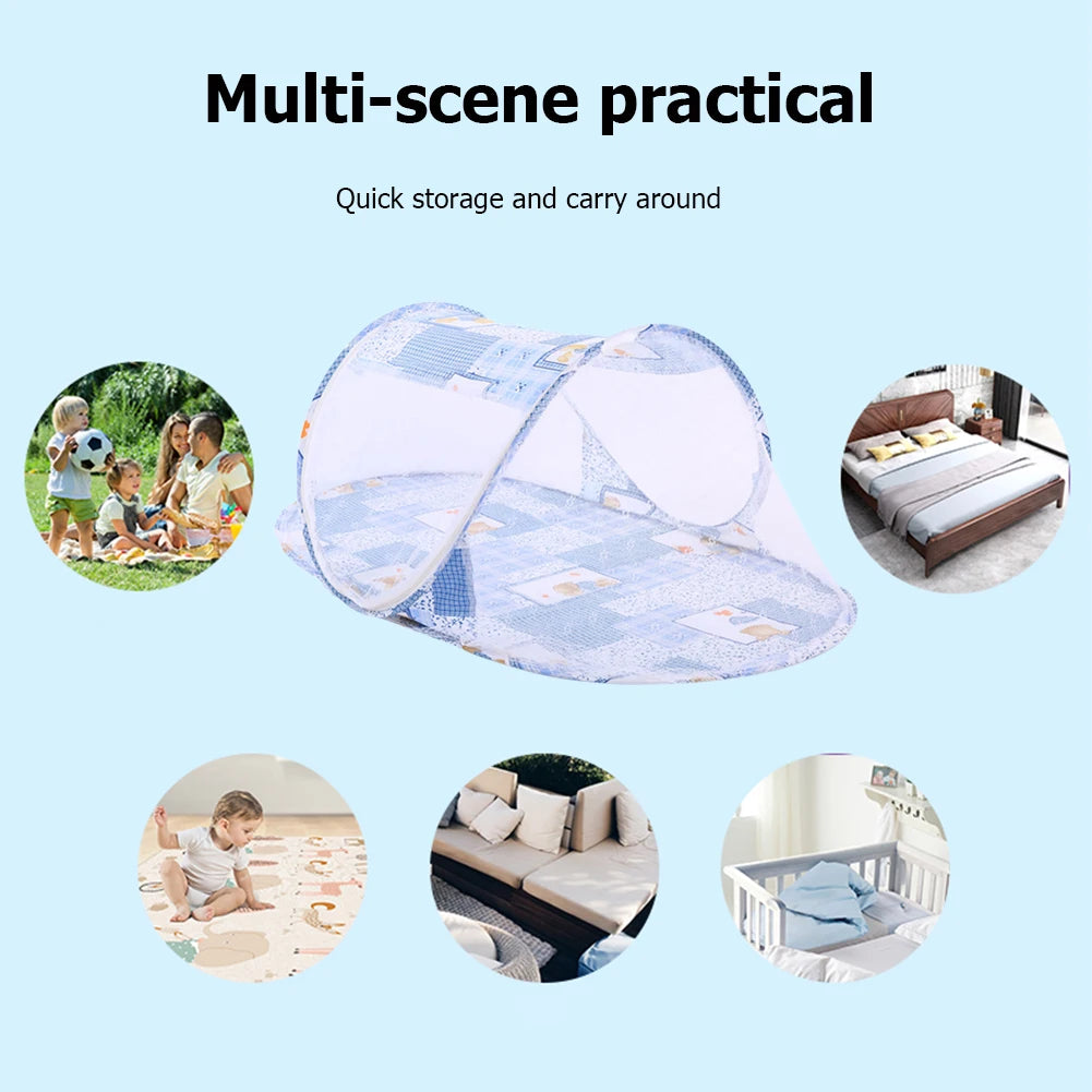 Moustiquaire bébé portable pliable Mybooni — Anti-insectes haute densité