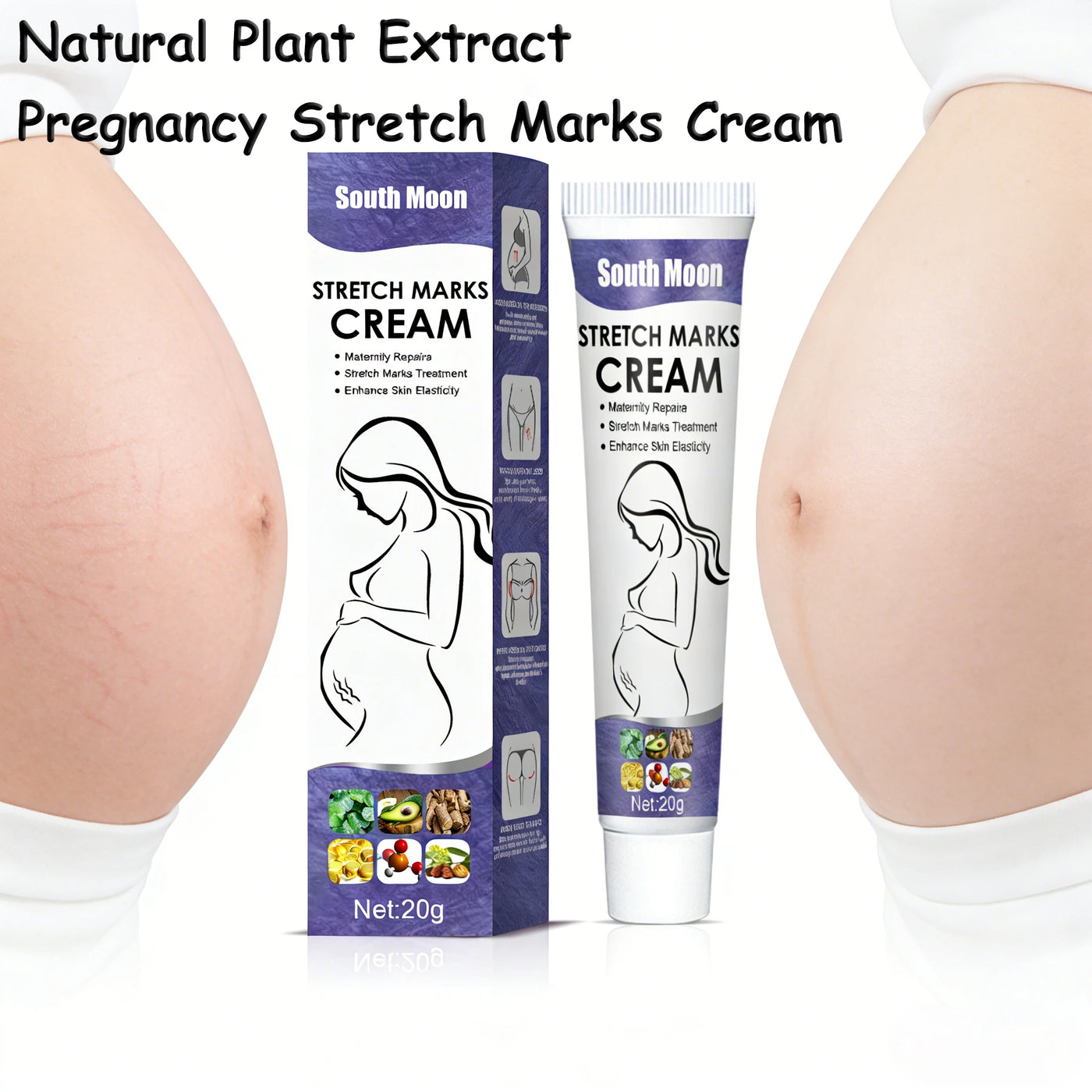 Remove Pregnancy Stretch Marks Cream Improves E en situation d'utilisation