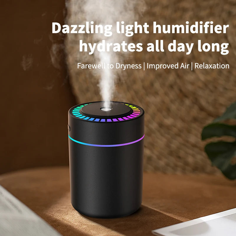 Humidificateur Bouni 180ml — LED 7 couleurs veilleuse intégrée