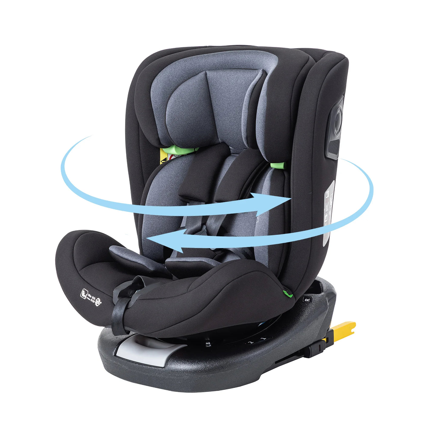 Siège auto enfant ISOFIX réglable 0-12 ans - testé ADAC